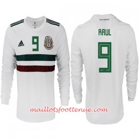 Maillot/Tenue Mexique RAUL 9 Extérieur Coupe du monde 2018 Manche Longue
